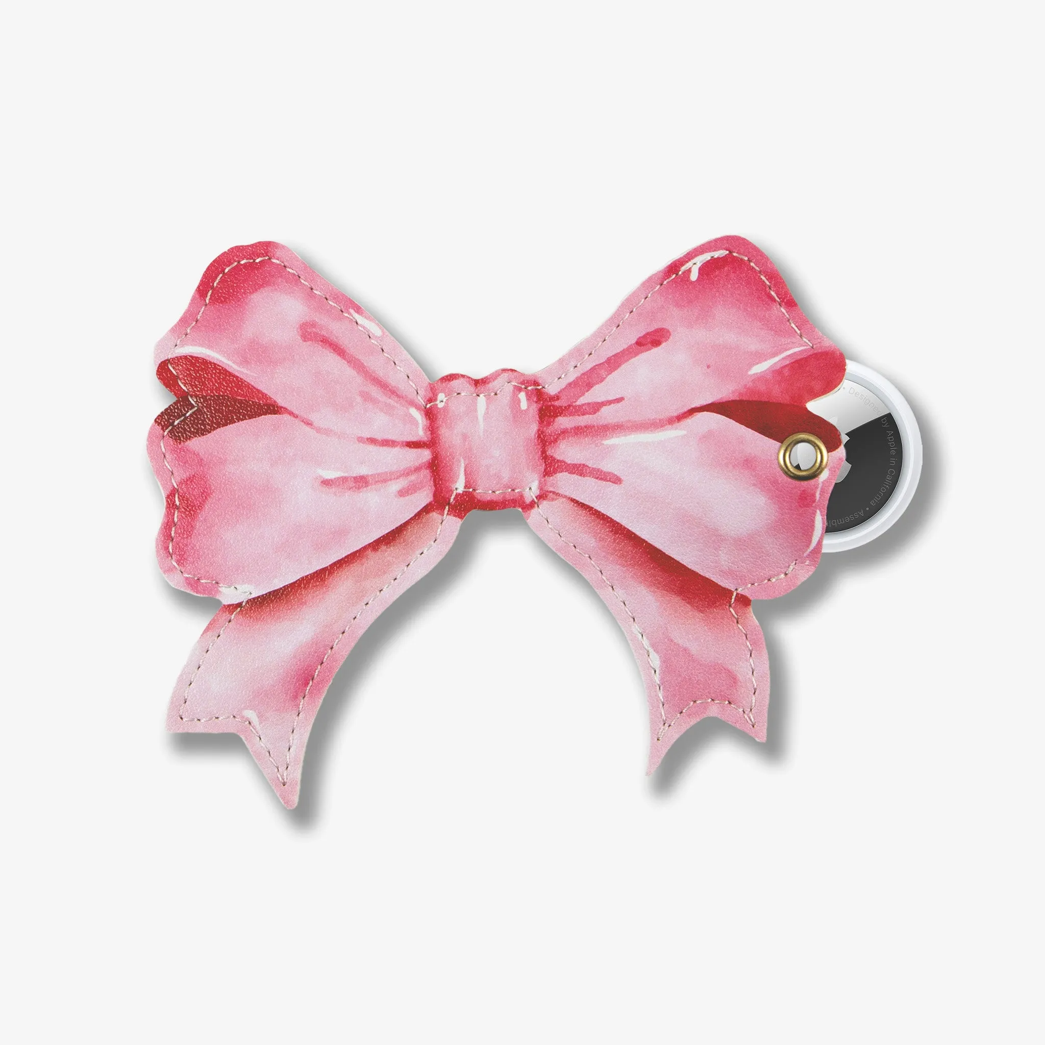 AirTag® Keychain - Pink Bow