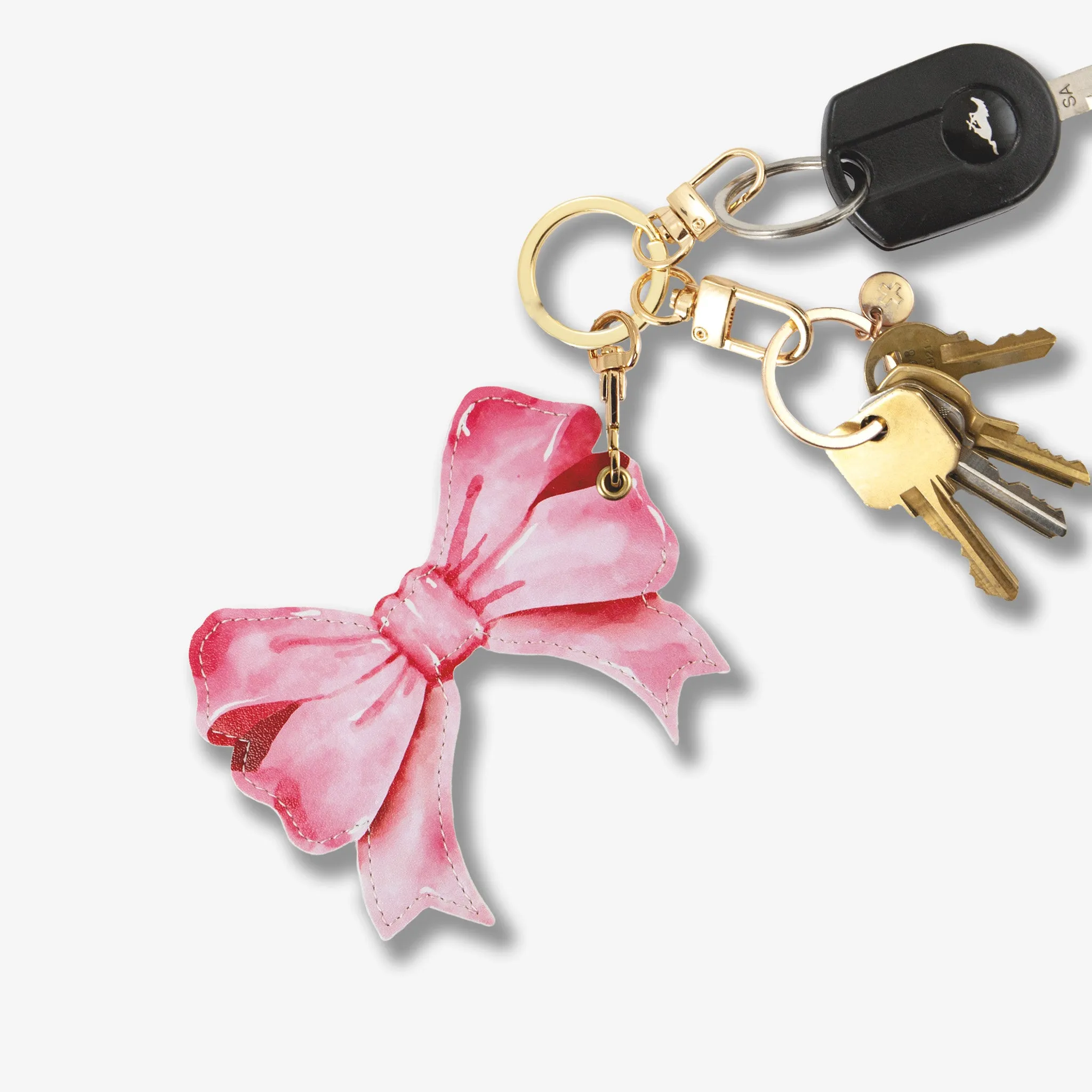 AirTag® Keychain - Pink Bow