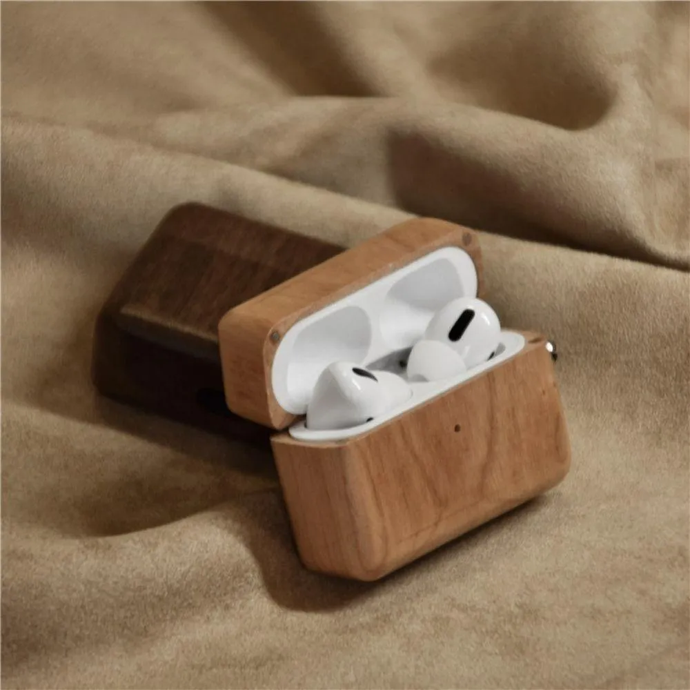 Bamboo AirPods Pro Case with Keychain