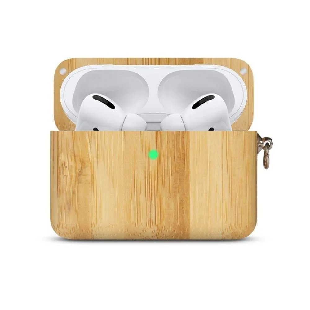 Bamboo AirPods Pro Case with Keychain