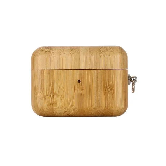 Bamboo AirPods Pro Case with Keychain