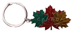 Canada maple leaf key chain