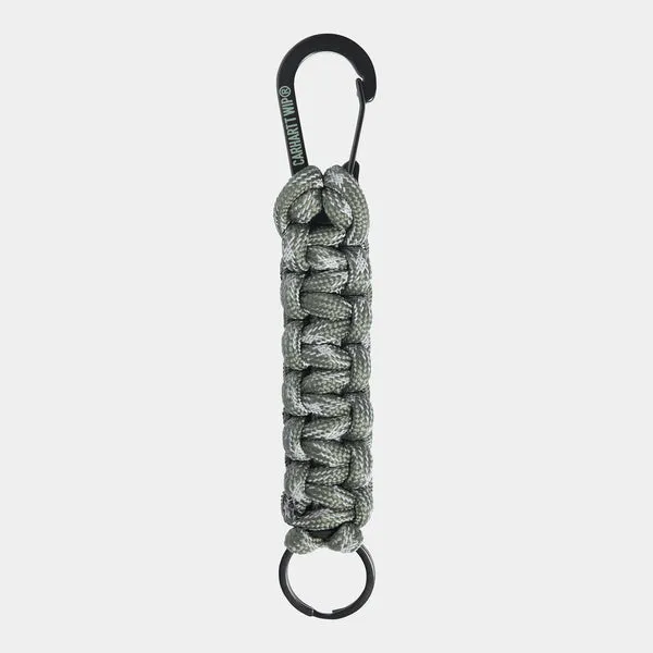 Carhartt WIP Tour Cord Keychain - Smoke Green / Reflective