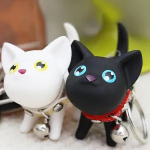 Cute Kitty Key Charm