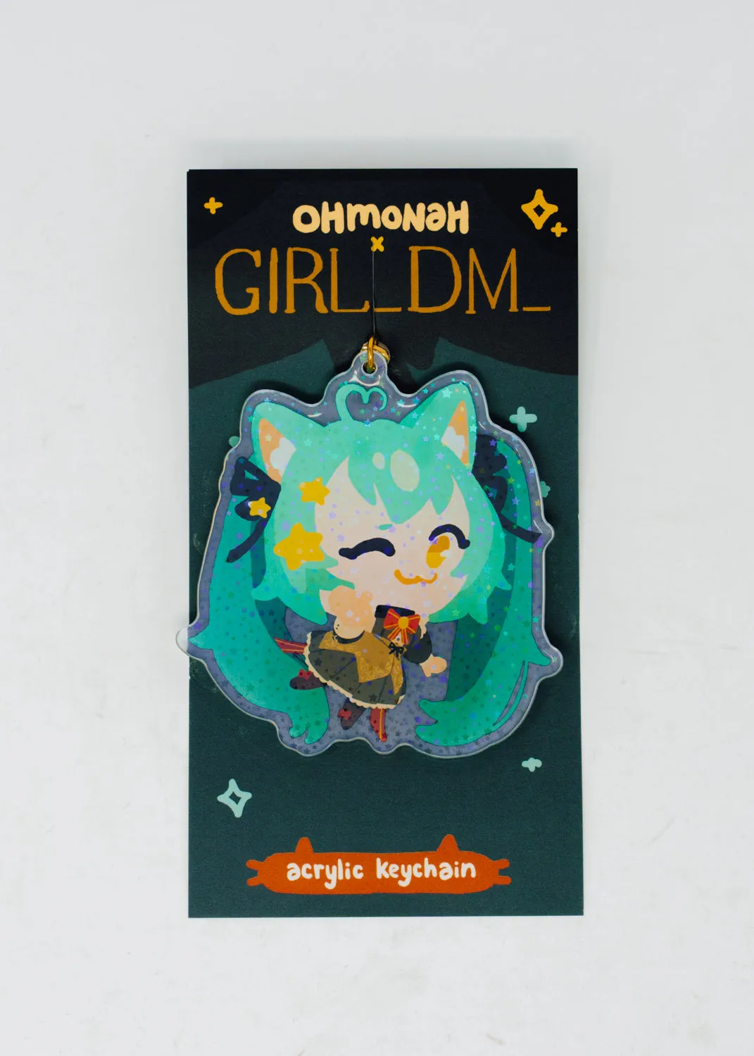 GIRL_DM_ x OHMONAH keychain