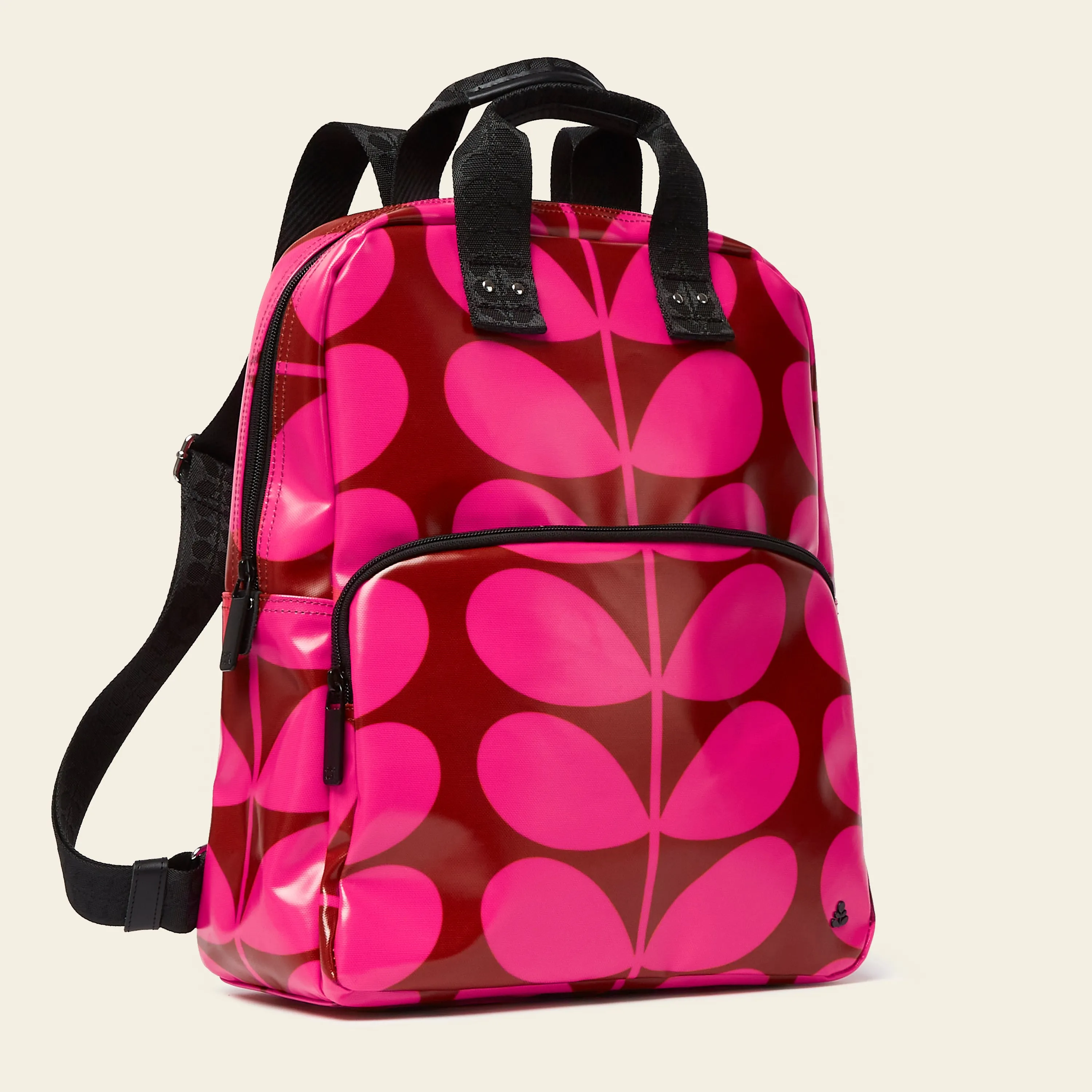 Lotta Backpack - Solid Stem Cerise