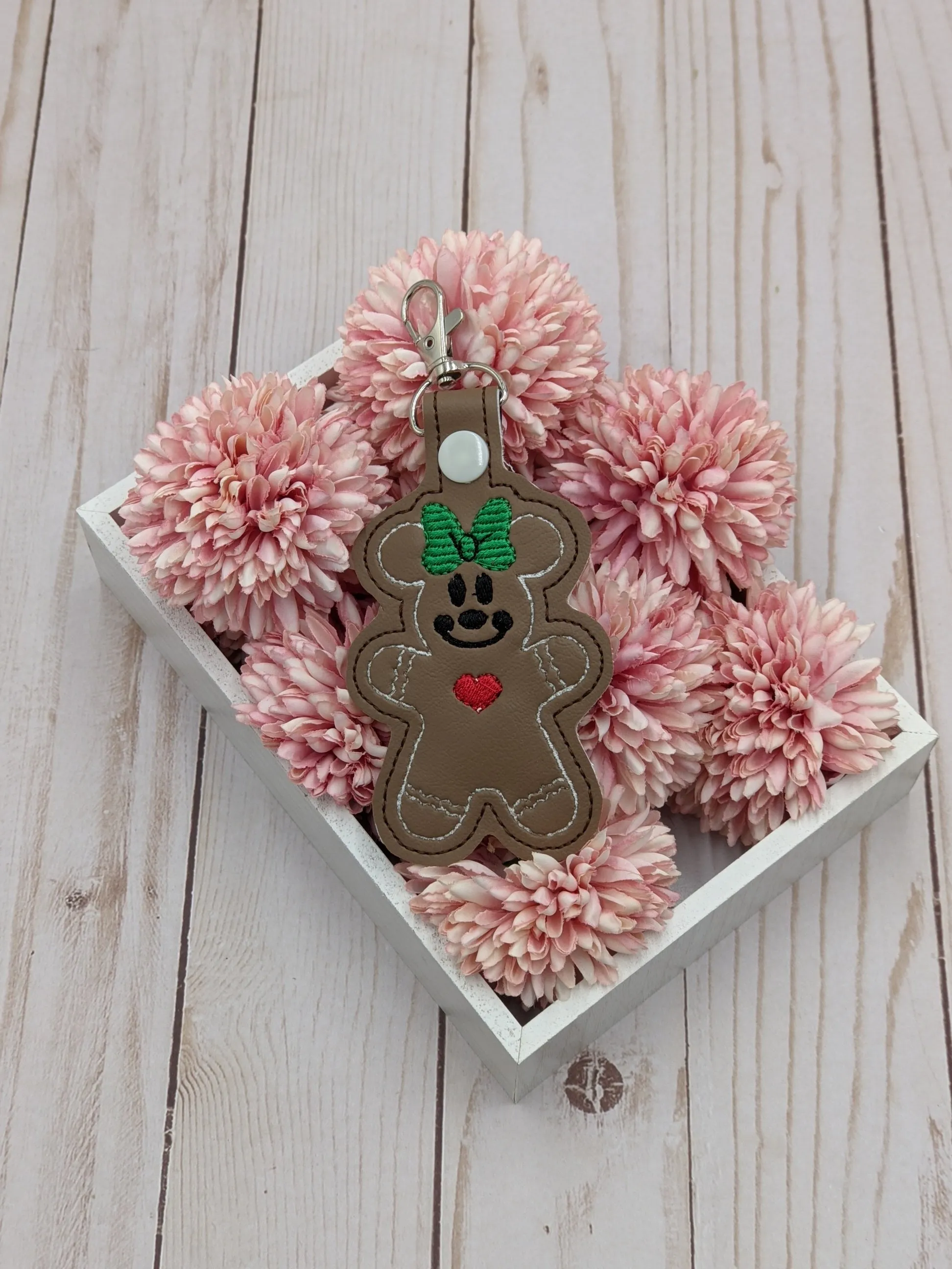 Mrs. Mouse Gingerbread Keychain