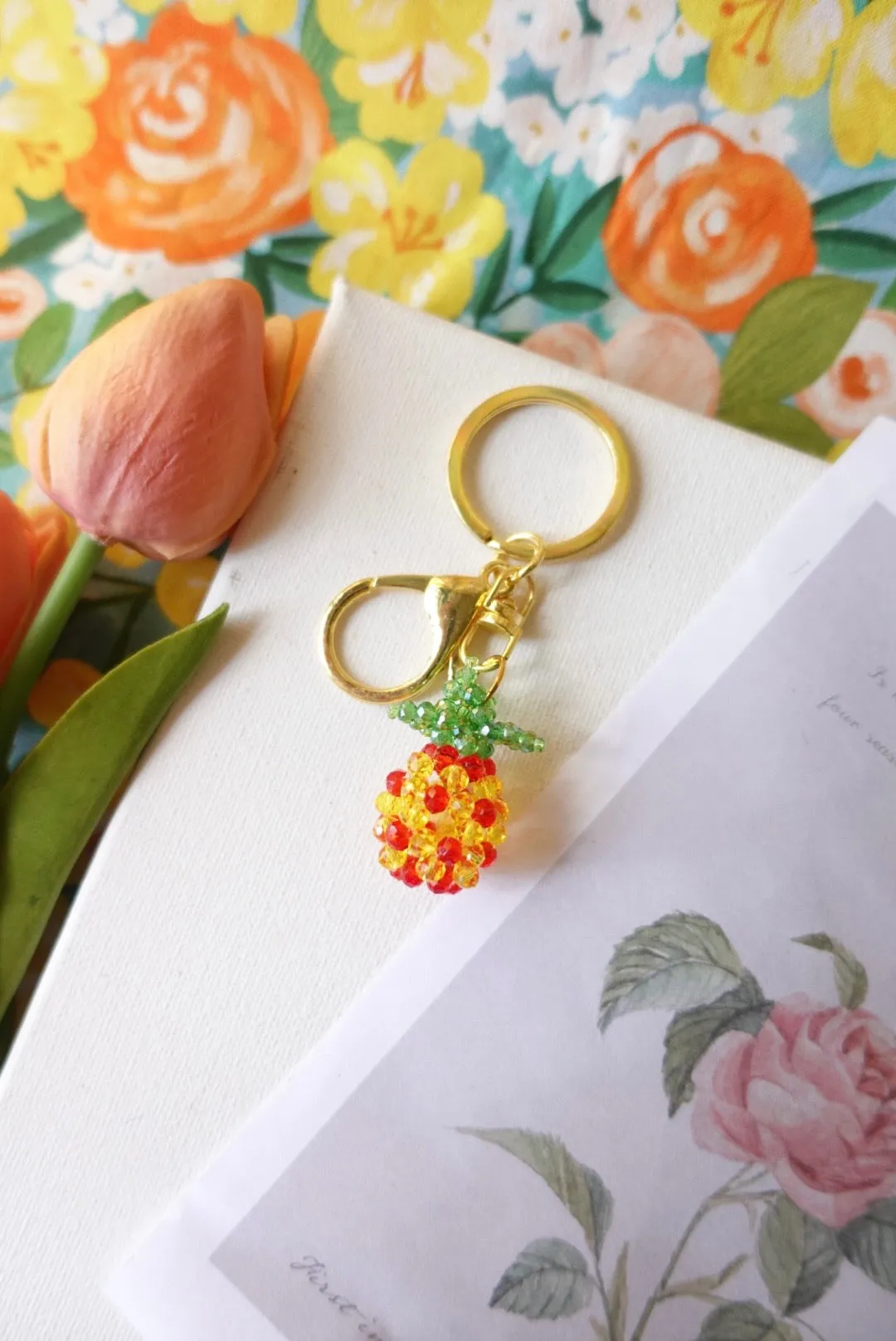 Ong Lai Pineapple Keychain