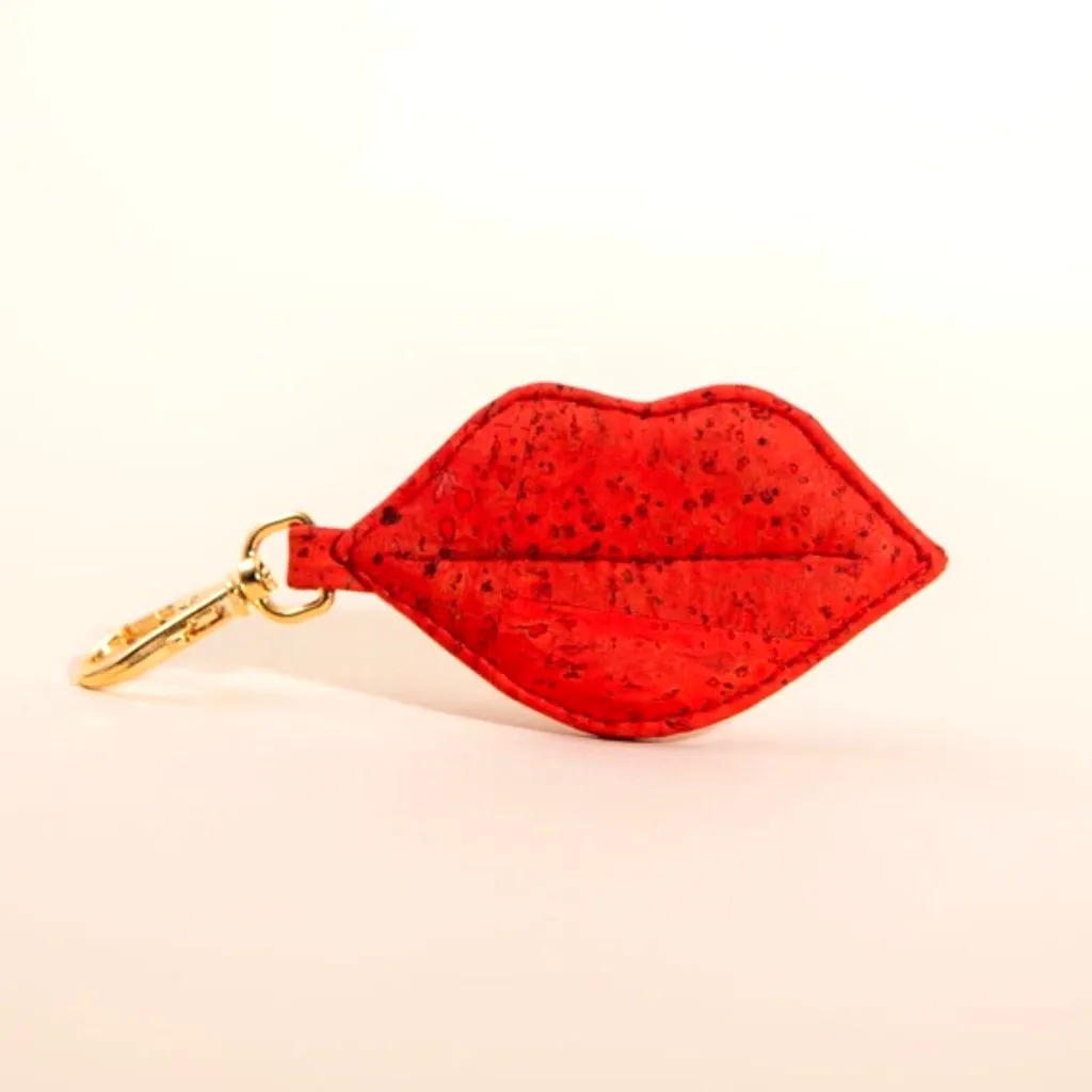 Smooches Keychain - Vegan, natural, handmade, biodegradable, eco-friendly