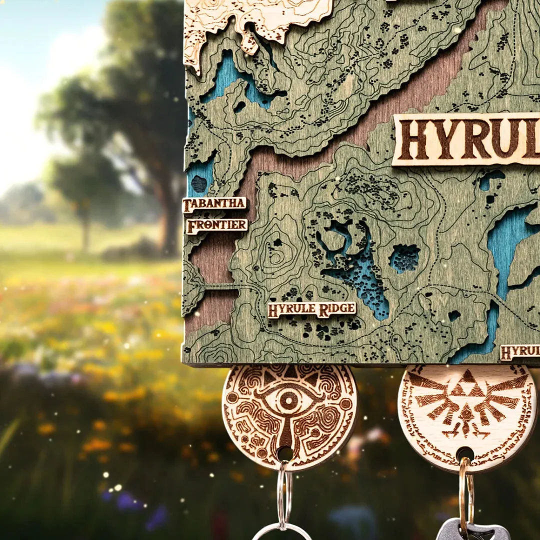 THE HYRULE 3D KEY HOLDER